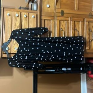 Love Ryan dress  size s. Black with white polka dots.